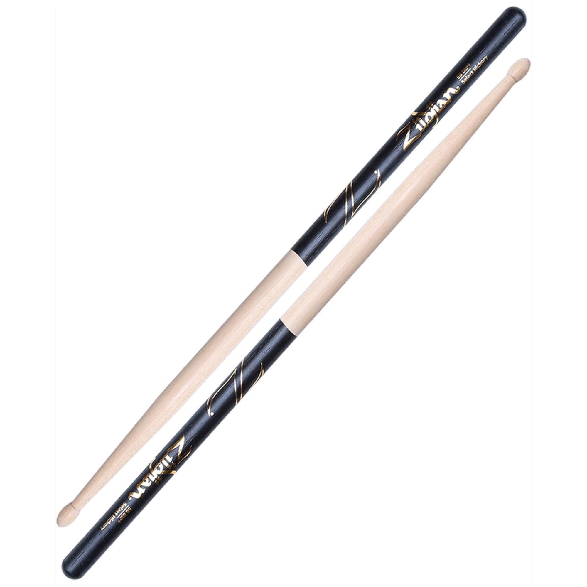 Zildjian 5B Black DIP Wood Tip Drumsticks