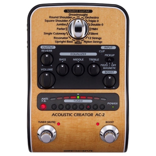 Zoom AC-2 Acoustic Creator Enhanced Direct Box