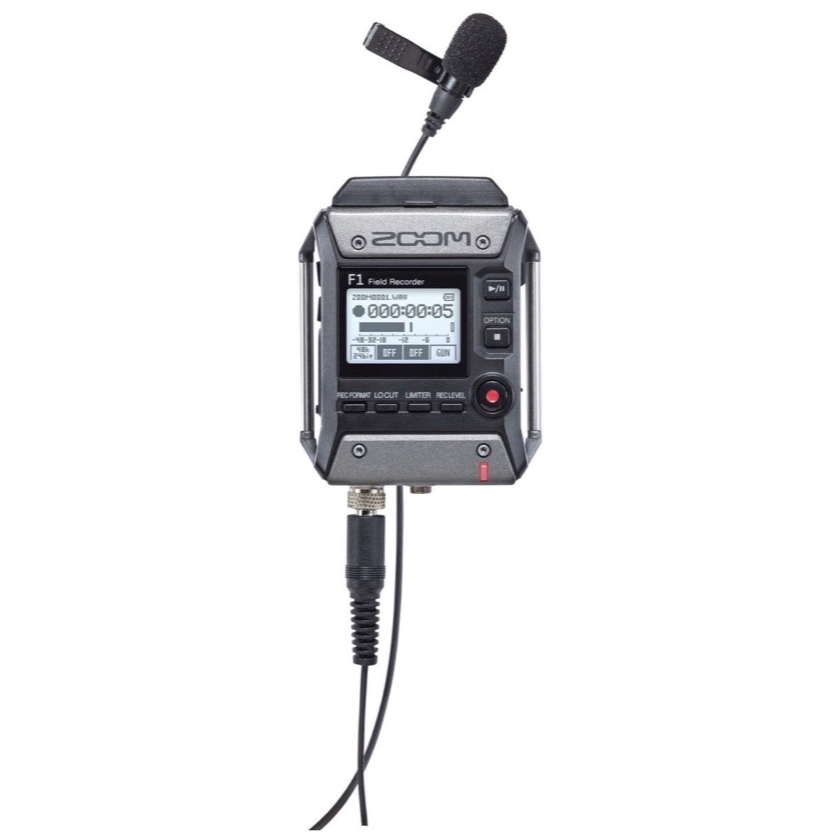 Zoom F1-LP F1 Portable Field Recorder with Lavalier Microphone