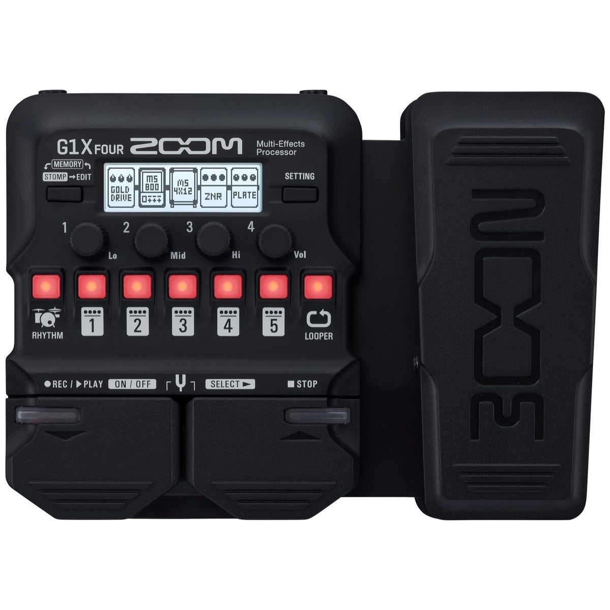 Zoom G1X FOUR Multi-Effects Guitar Pedal