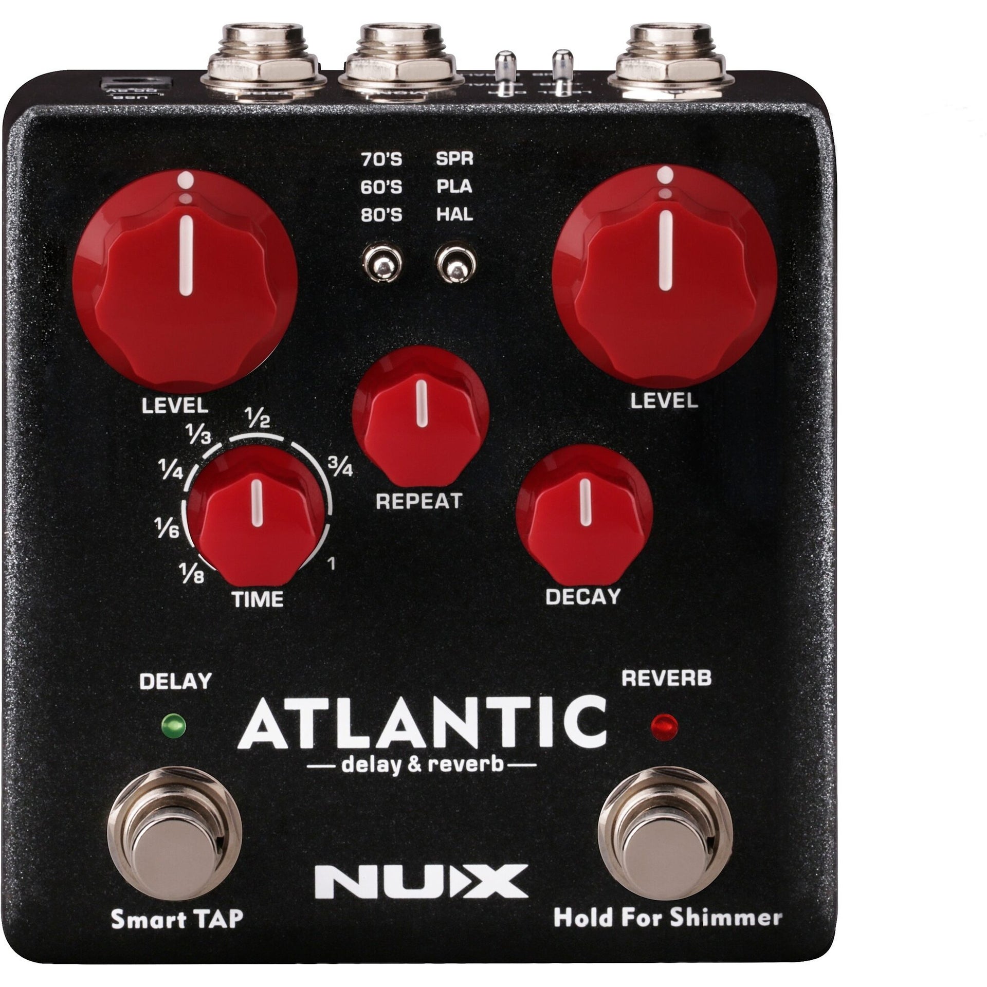 delay pedal for metal NUX Atlantic Delay and Reverb Pedal – Same Day Music