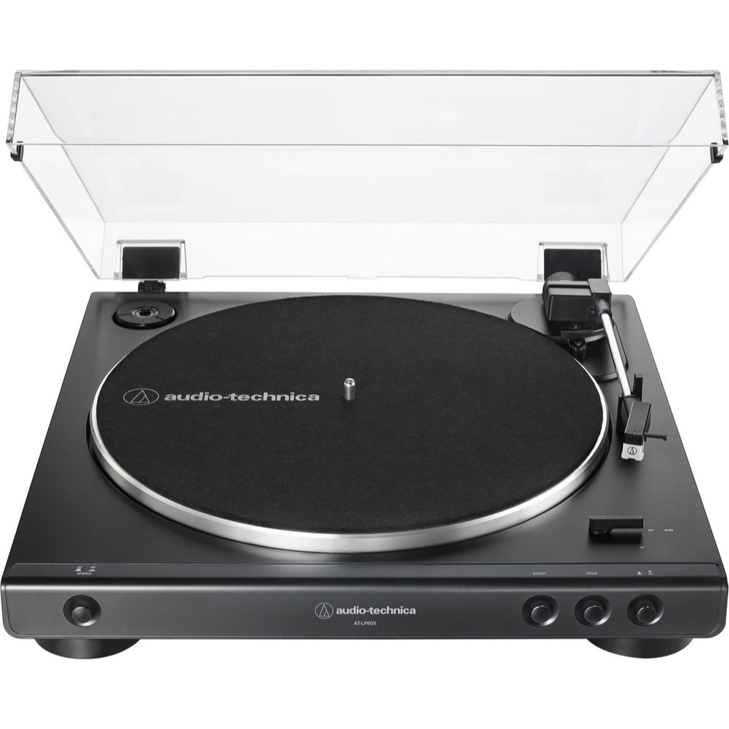 Audio-Technica AT-LP60X Belt-Drive Turntable, Black