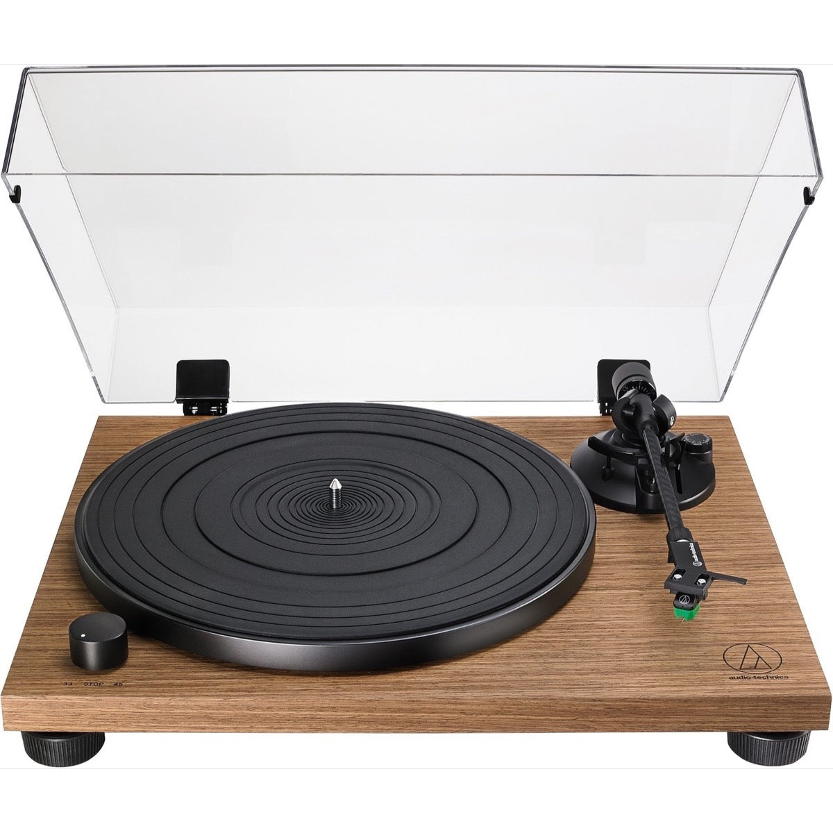 Audio-Technica AT-LPW40WN Wood Base Belt-Drive Turntable