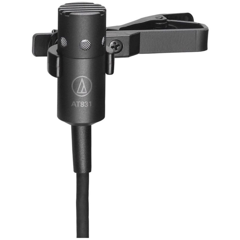 Audio-Technica AT831cH Black Cardioid Lavalier Microphone