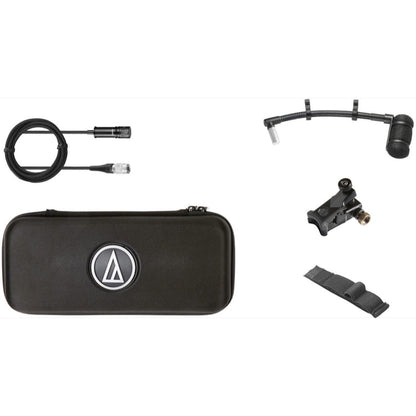 Audio-Technica ATM350UcW Cardioid Condenser Clip-on Instrument Microphone with Universal Mounting System for UniPak