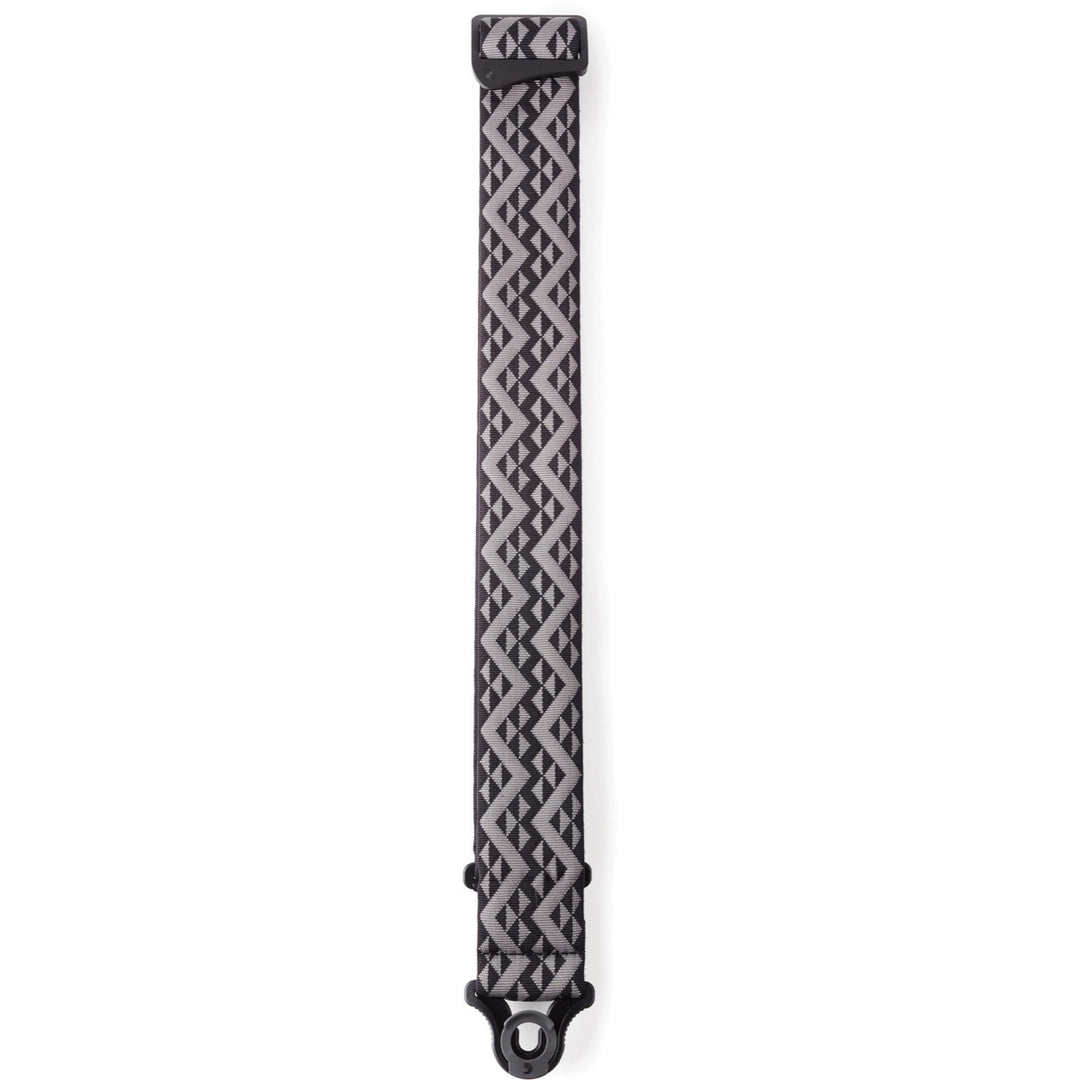 D'Addario Auto-Lock Guitar Strap, Black Padded Geometric