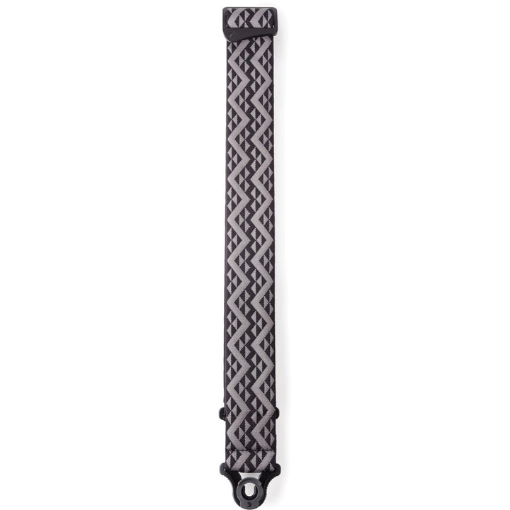 D'Addario Auto-Lock Guitar Strap, Black Padded Geometric