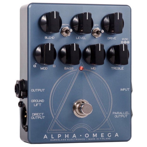 Darkglass Alpha Omega Bass Distortion and Overdrive Pedal