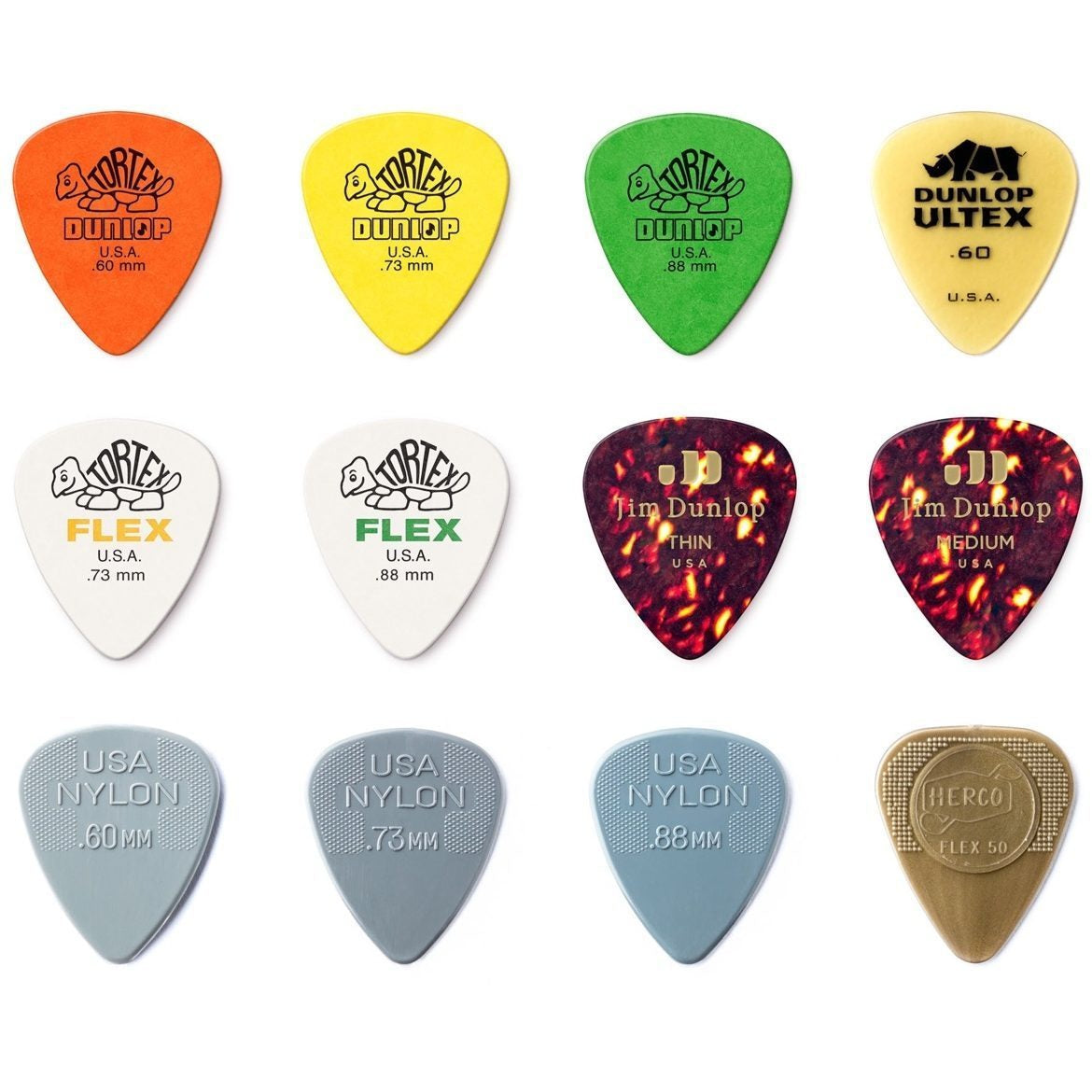 Dunlop PVP112 Acoustic Players Variety Pick Pack
