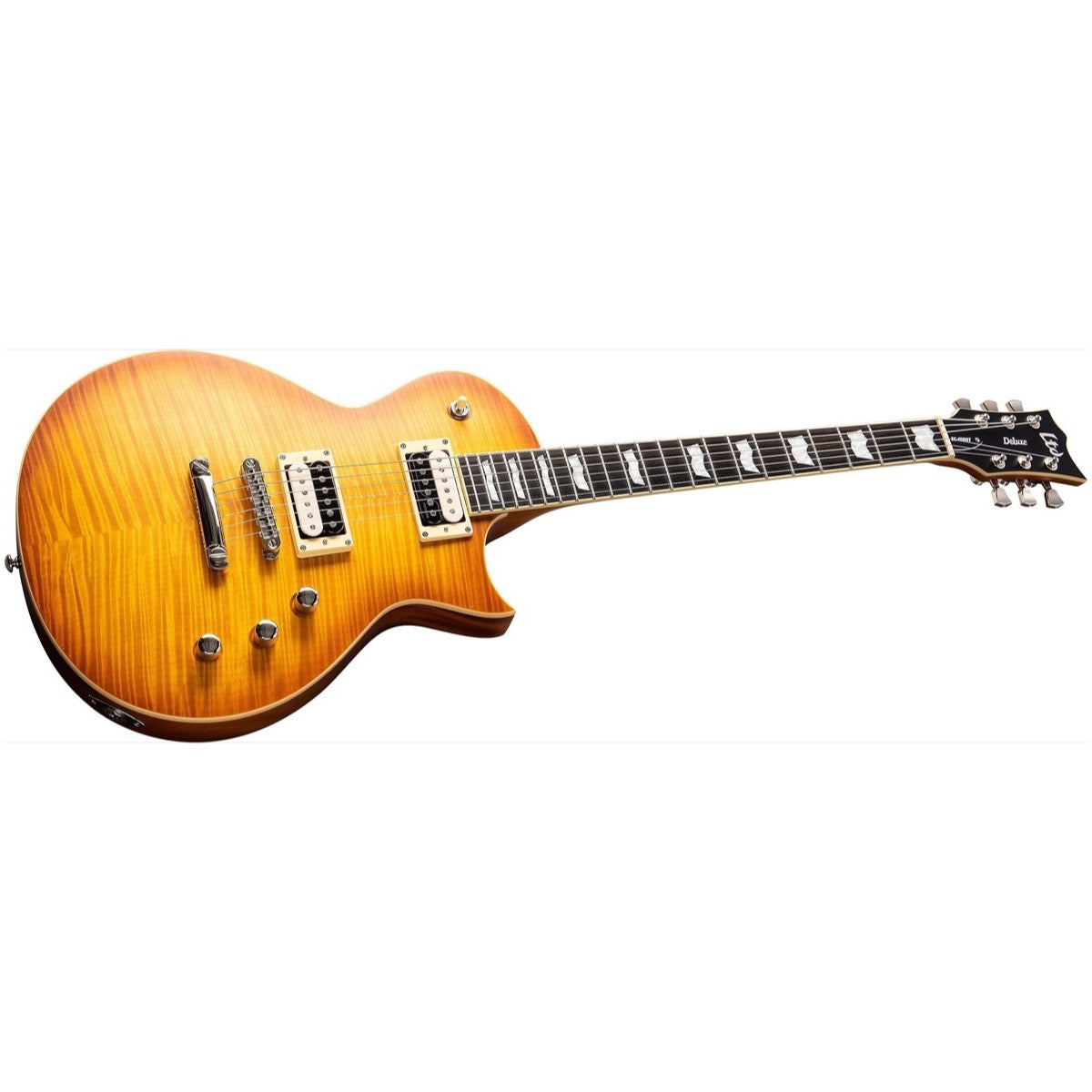 ESP LTD EC-1000T Fluence Electric Guitar, Honey Burst Satin