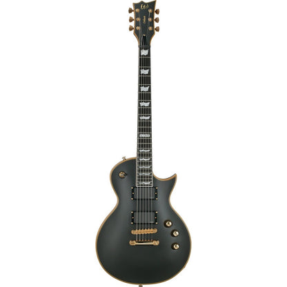 ESP LTD EC-1000 Deluxe Series Electric Guitar, Vintage Black, with EMG Pickups