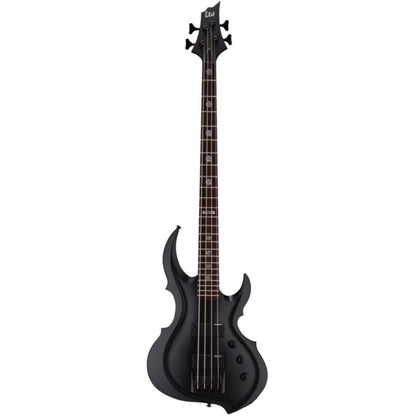 ESP LTD Tom Araya TA204FRX Electric Bass, Black Satin