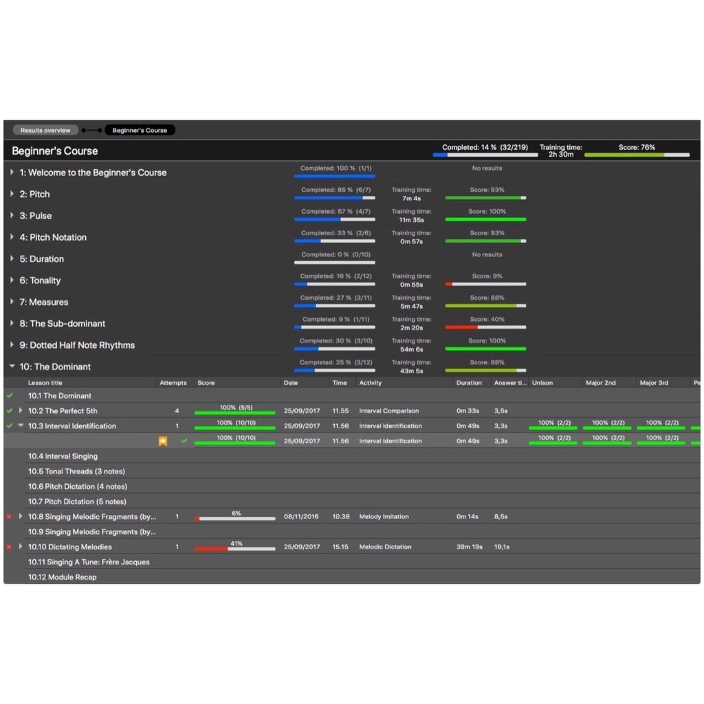 EarMaster Pro 7 Ear Training Software