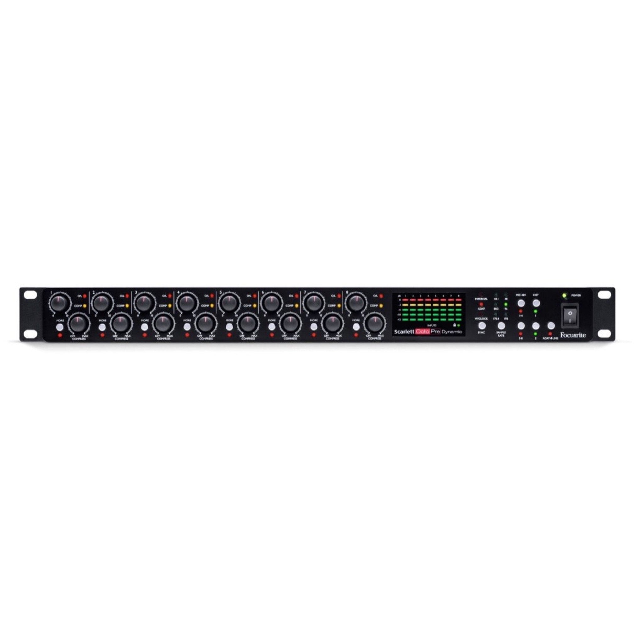 Focusrite Scarlett OctoPre Dynamic Microphone Preamplifier
