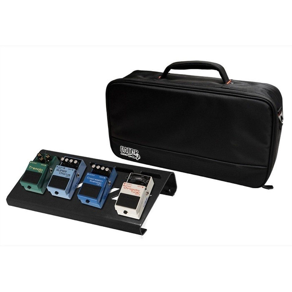 Gator GPB-LAK-1 Aluminum Guitar Pedalboard (with Carry Bag), Black