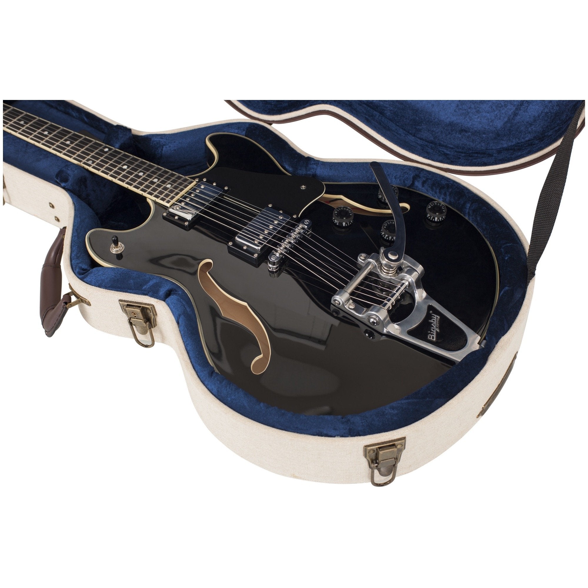 Gator GW-JM 335 Journeyman Semi-Hollowbody Deluxe Wood Electric Guitar Case