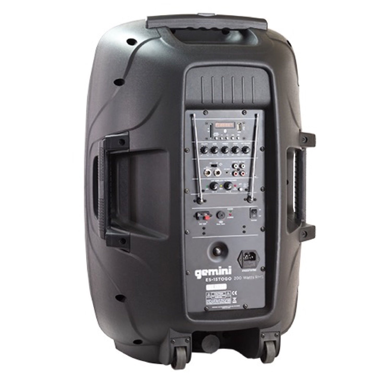 Gemini ES-15TOGO Powered PA System with Wireless Microphones