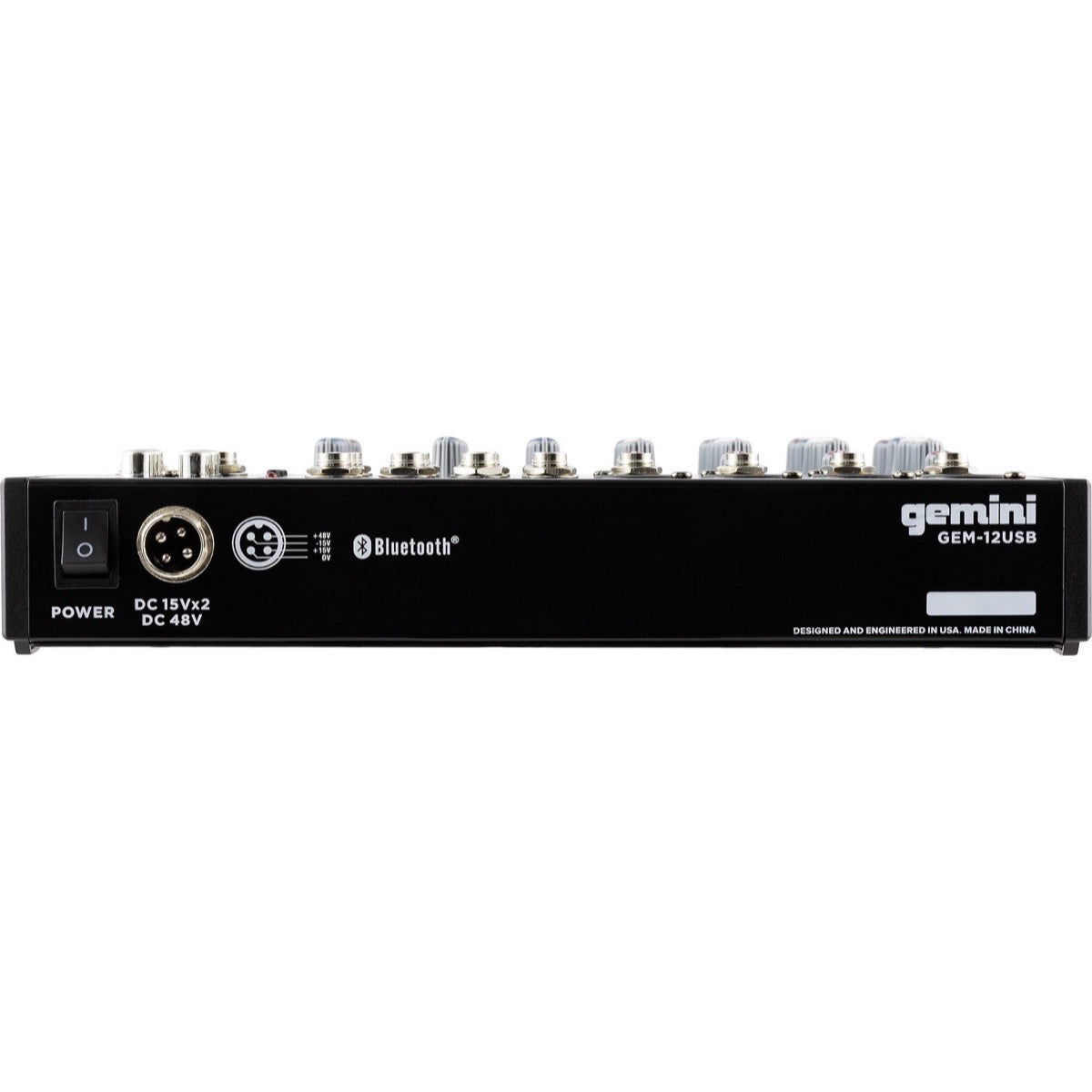 Gemini GEM-12USB Mixer with Bluetooth