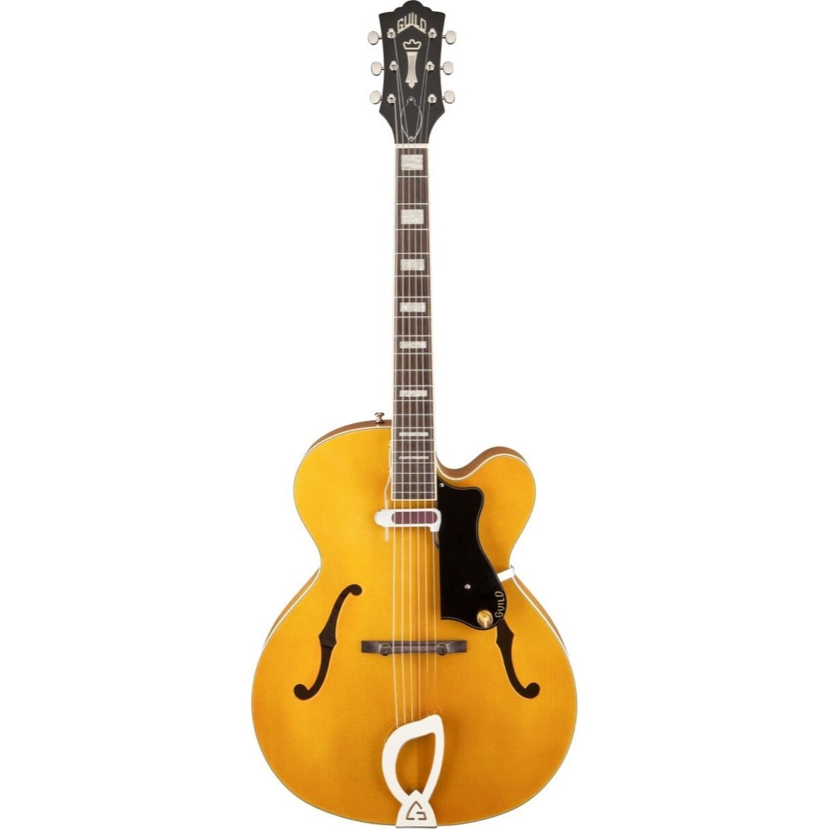 Guild A-150 Savoy Hollowbody Electric Guitar (with Case), Blonde