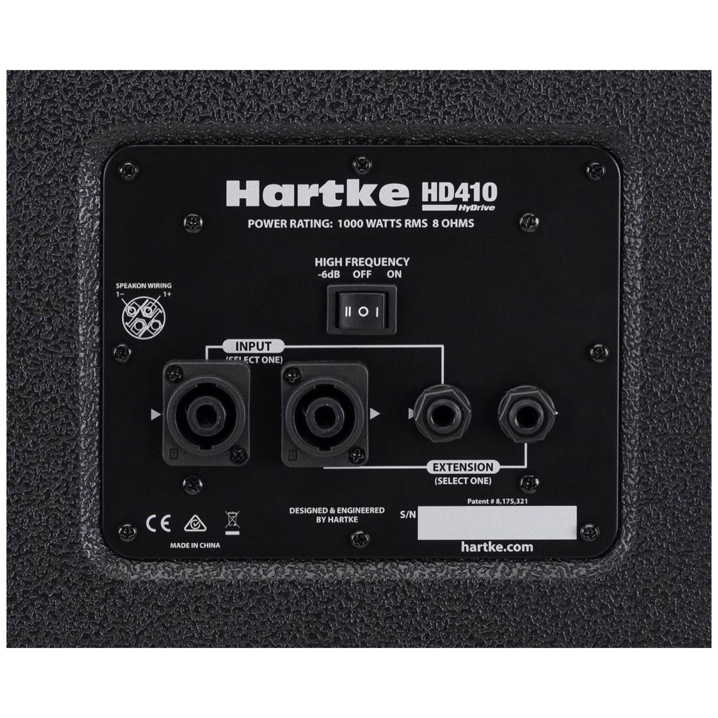 Hartke LH1000 Bass Head with HD410 Bass Cabinet Half Stack Pack
