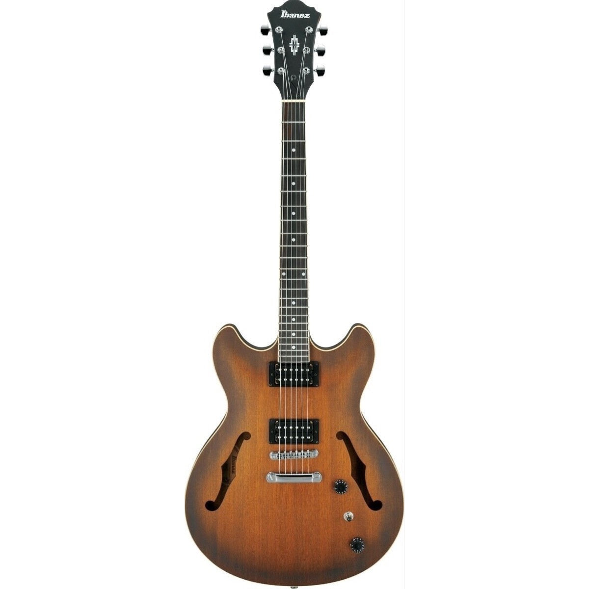 Ibanez AS53 Artcore Semi-Hollowbody Electric Guitar, Tobacco Flat