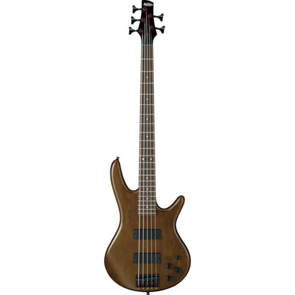 Ibanez GSR205 Electric Bass, 5-String, Walnut Flat