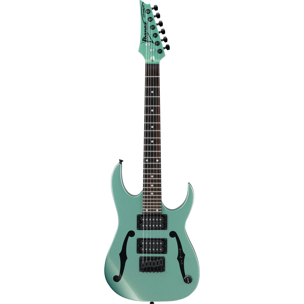 Ibanez PGMM21 Paul Gilbert Signature Mikro Electric Guitar, Metallic Green