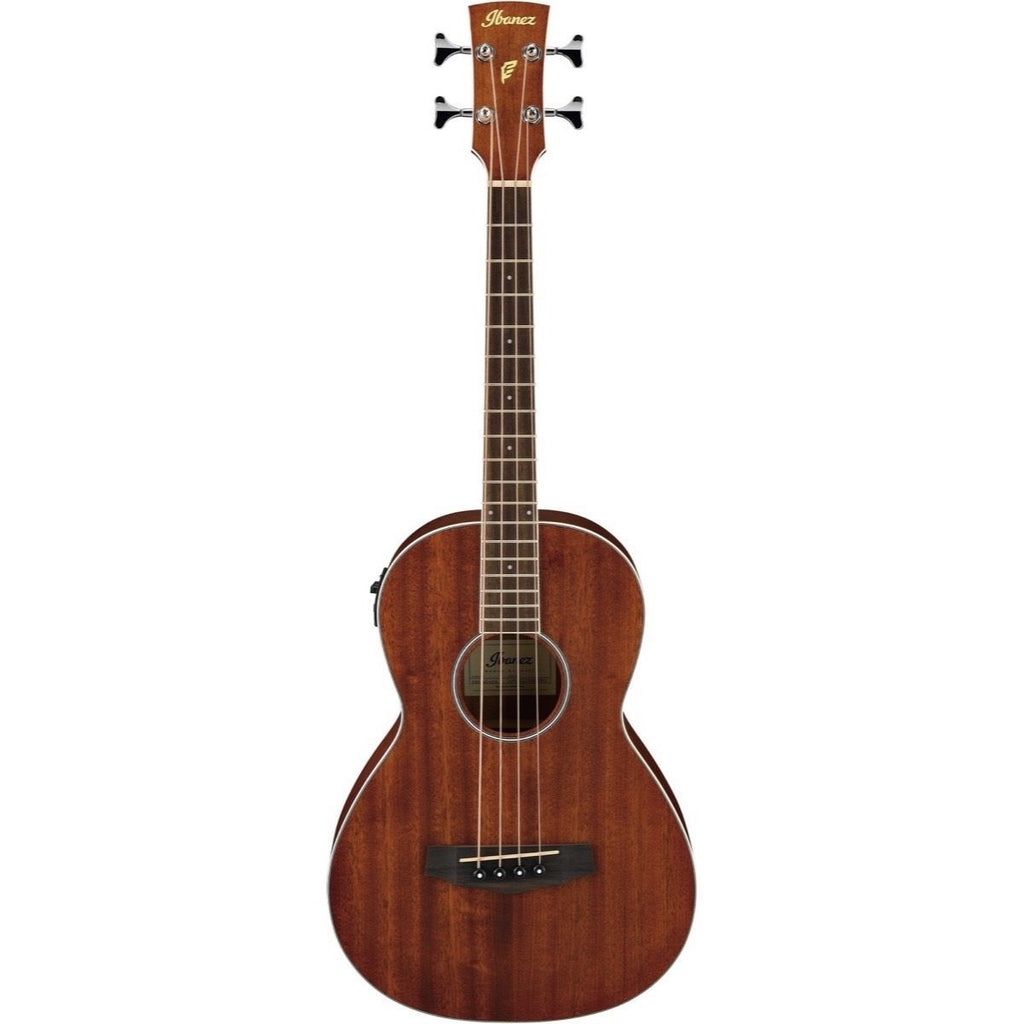 Ibanez PNB14E Performance Parlor Acoustic-Electric Bass Guitar, Open Pore Natural
