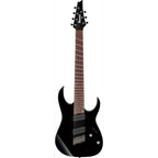Ibanez RGMS7 Multi-Scale Black 7-String Electric Guitar