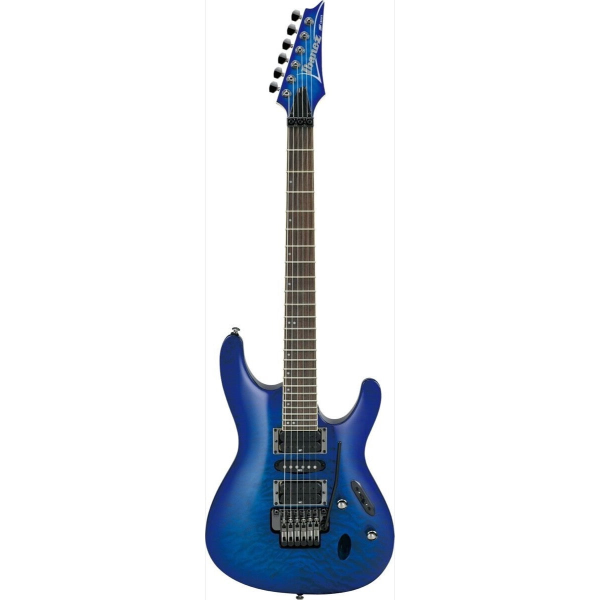 Ibanez S670QM Electric Guitar, Sapphire Blue