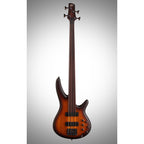Ibanez SRF700 Portamento Fretless Electric Bass, Brown Burst Flat