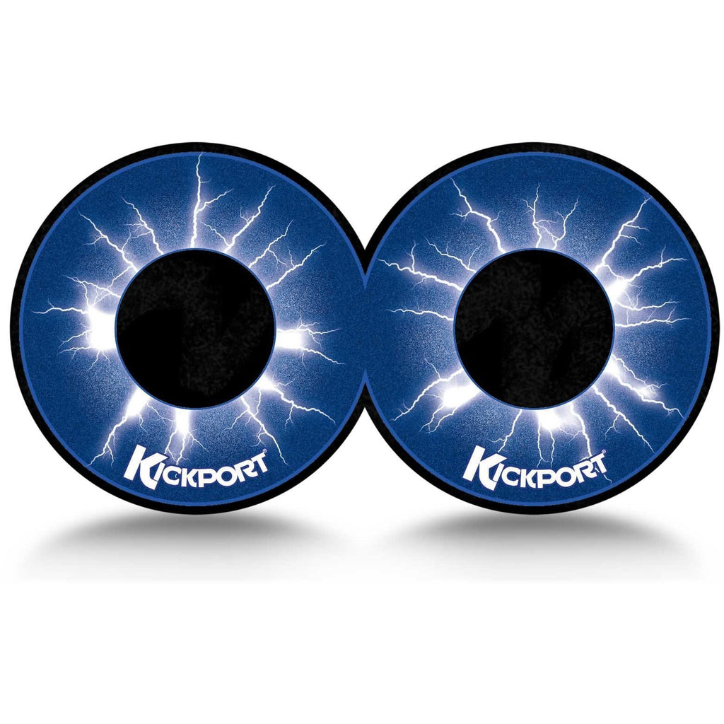 KickPort D-Pad Bass Drum Impact Pad, Black, 2-Pack