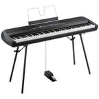 Korg SP-280 Digital Piano with Stand, 88-Key, Black