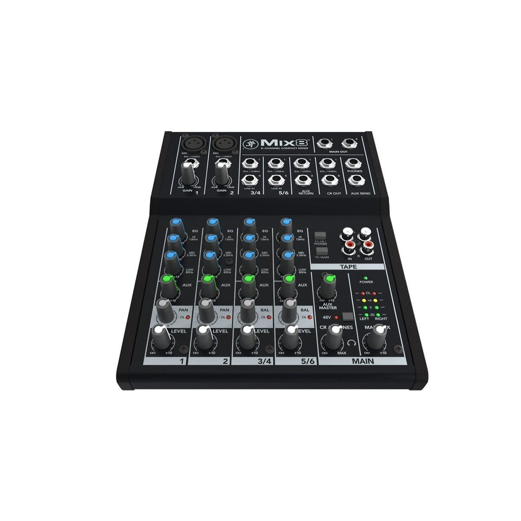 Mackie Mix8 Compact Mixer, 8-Channel