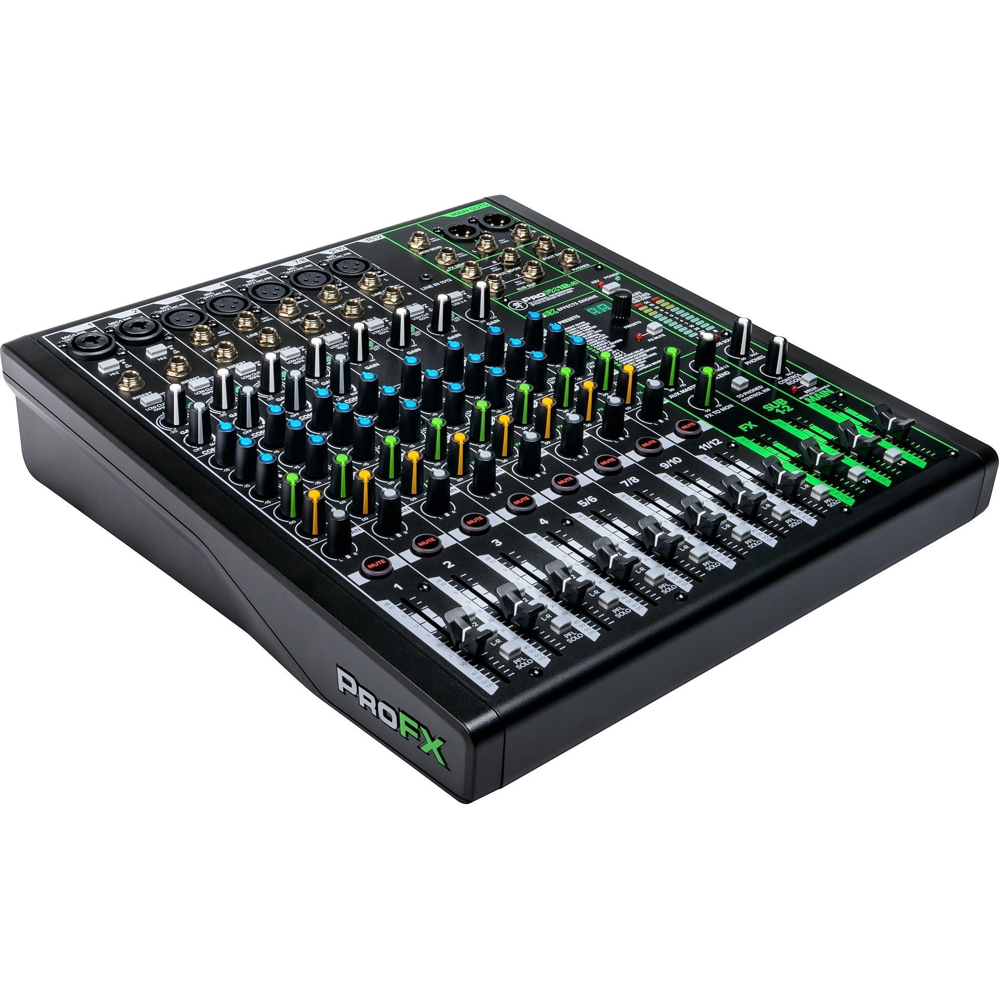 Mackie ProFX12v3 Professional USB Mixer, 12-Channel