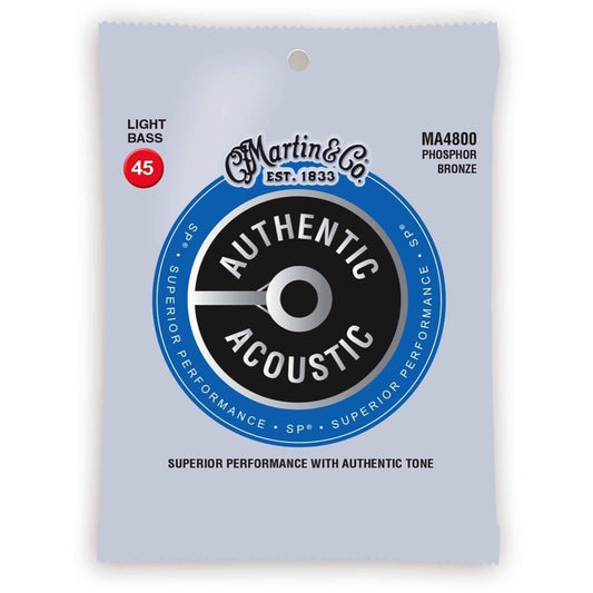 Martin Authentic Acoustic Bass Strings, MA4800