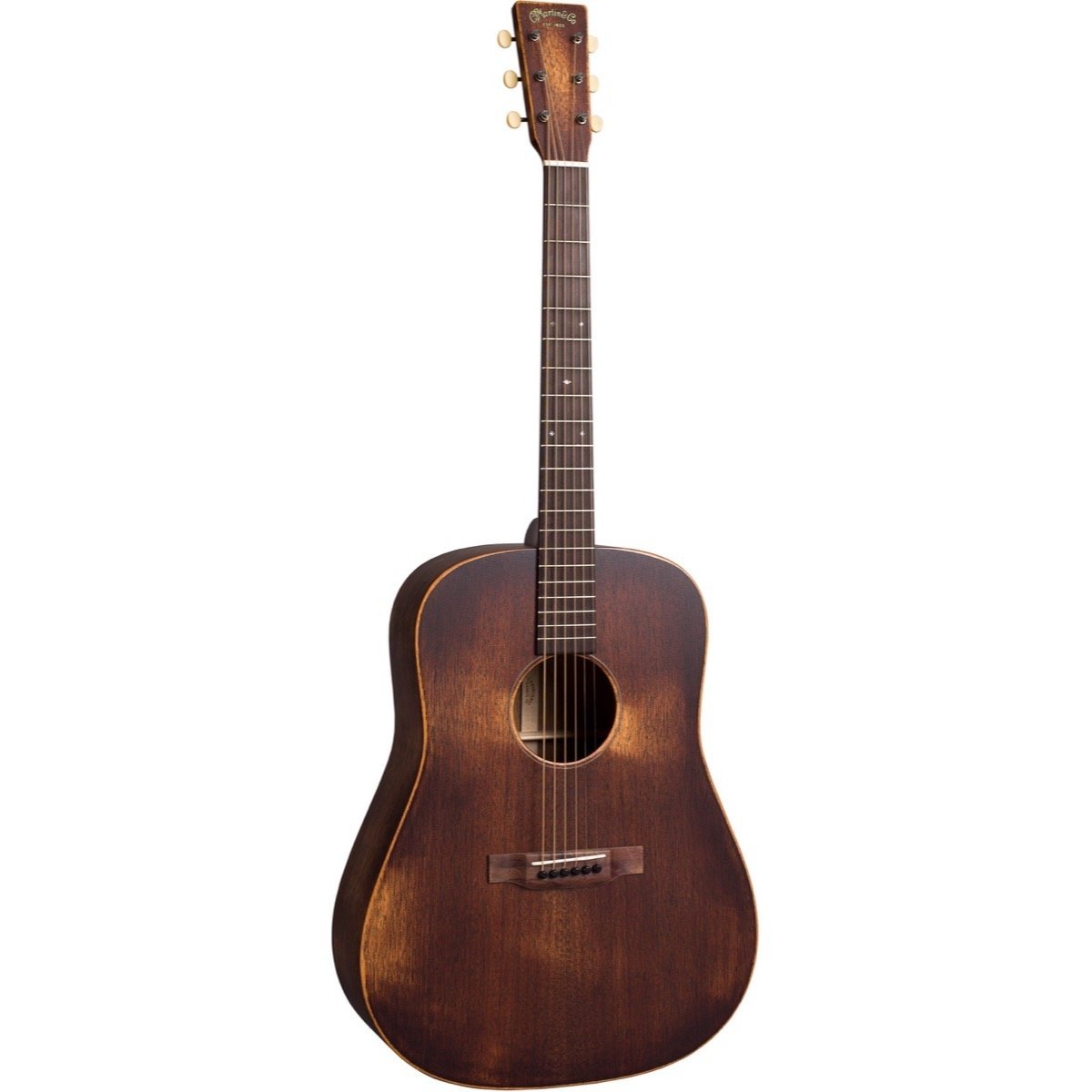 Martin D-15M StreetMaster Left Handed Acoustic Guitar, Mahogany Burst