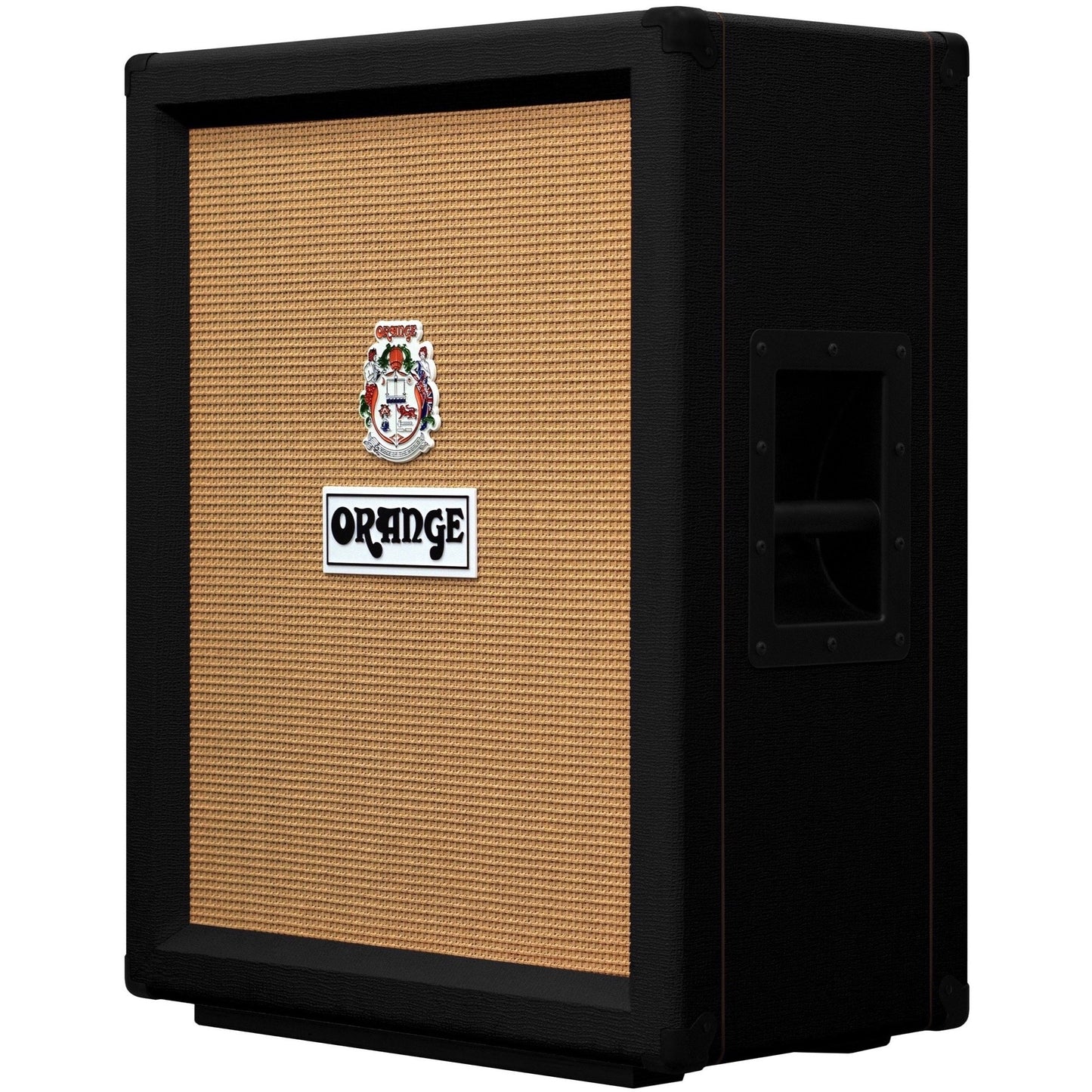 Orange PPC212V Guitar Speaker Cabinet (2x12 Inch, 120 Watts), Black, 16 Ohms