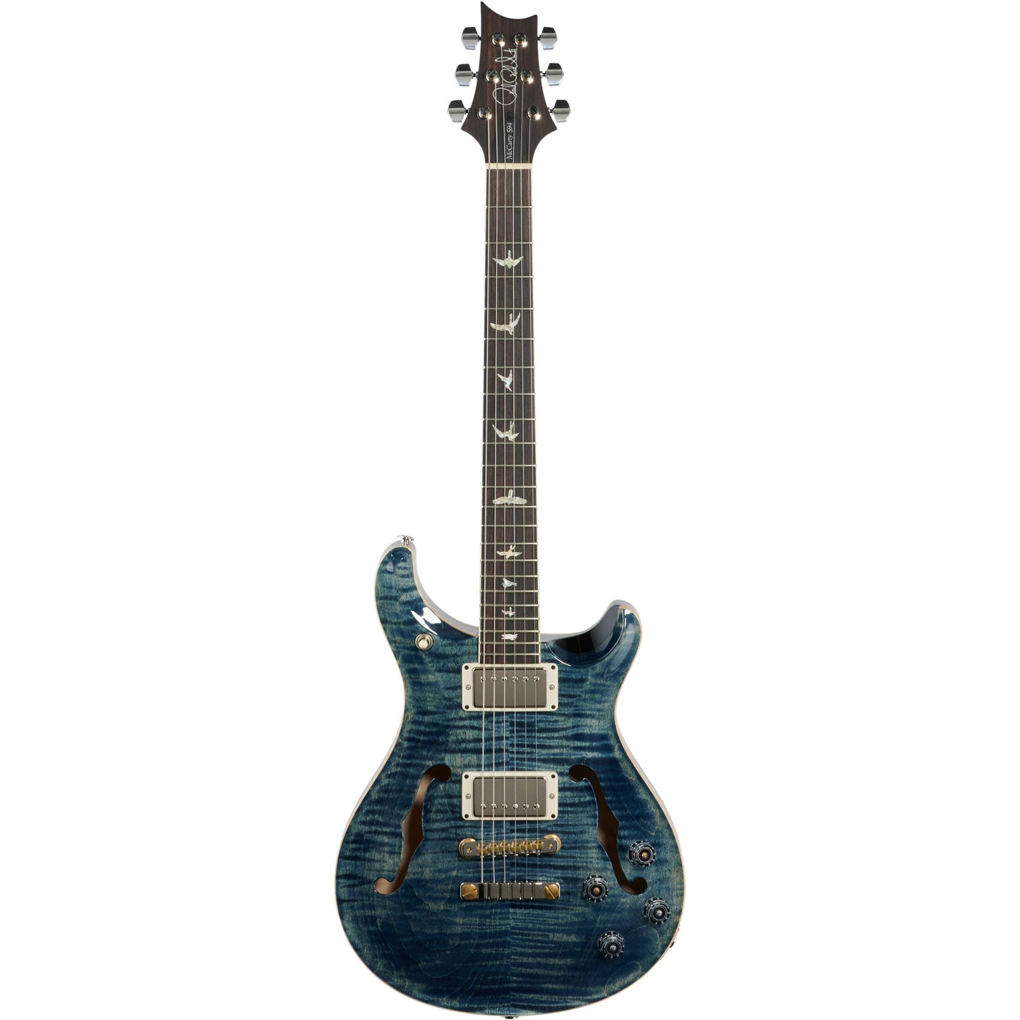 PRS Paul Reed Smith McCarty 594 Hollowbody II Electric Guitar, Faded Whale Blue