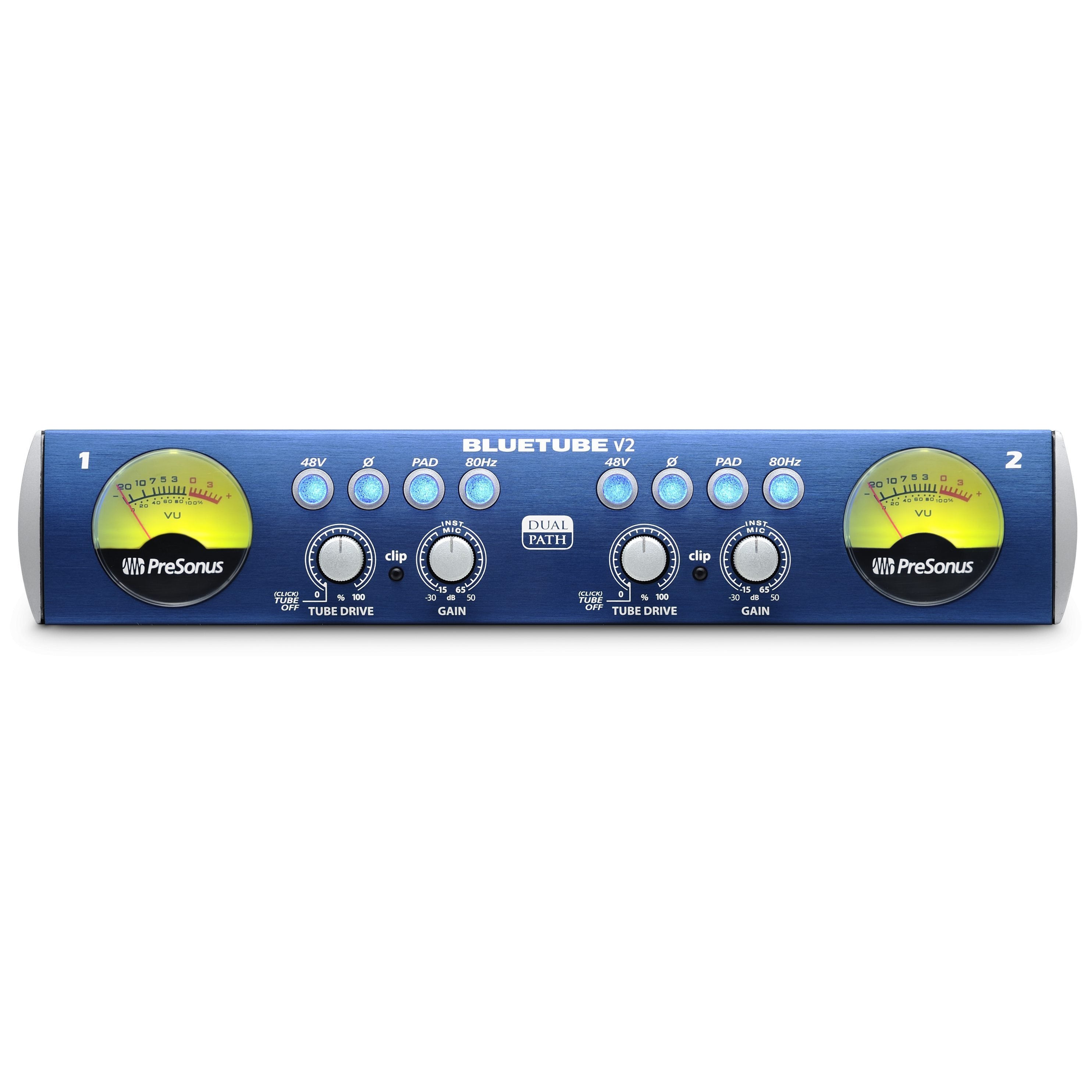 PreSonus BlueTube DP Version 2 Stereo Tube Microphone Preamplifier