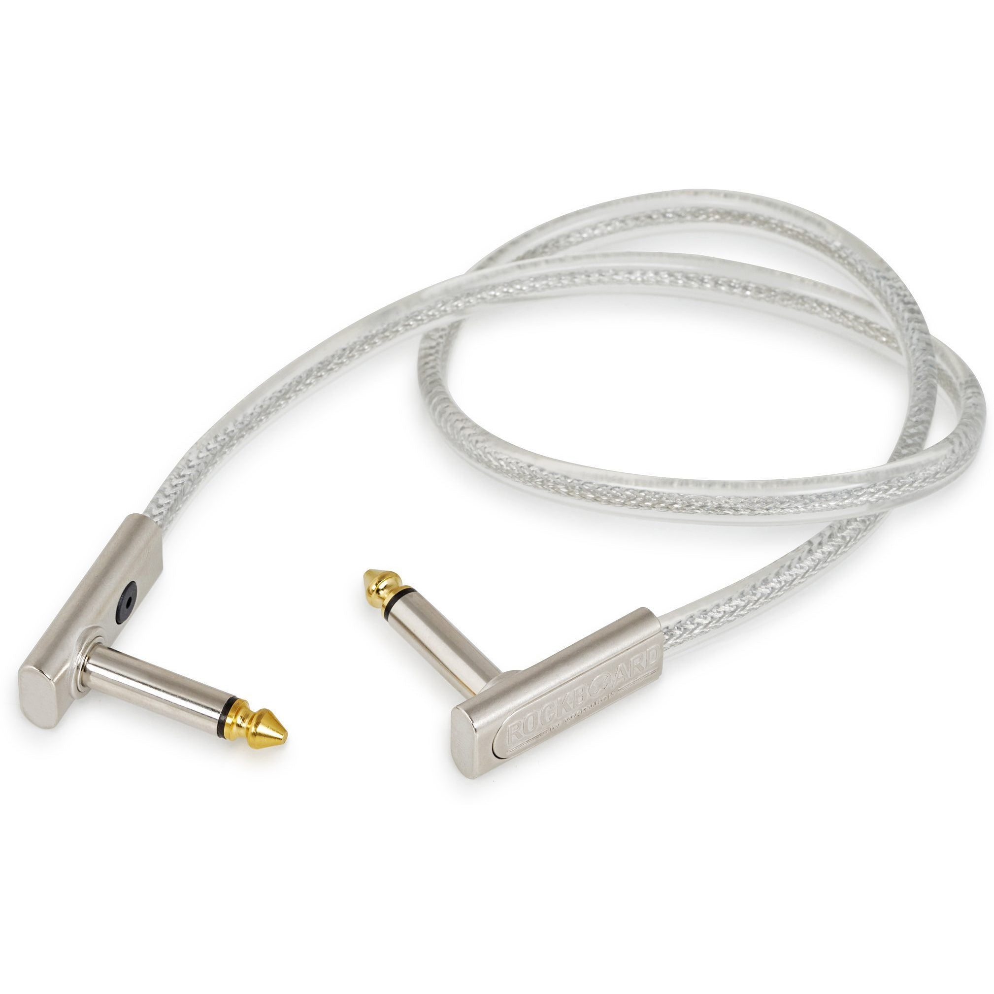 RockBoard Sapphire Series Flat Patch Cable, Black, 17.72 Inch / 45 cm