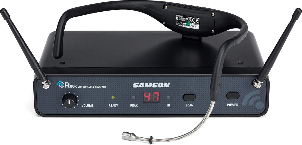 Samson AirLine 88x AH8 Wireless Fitness Headset Microphone System, Channel K