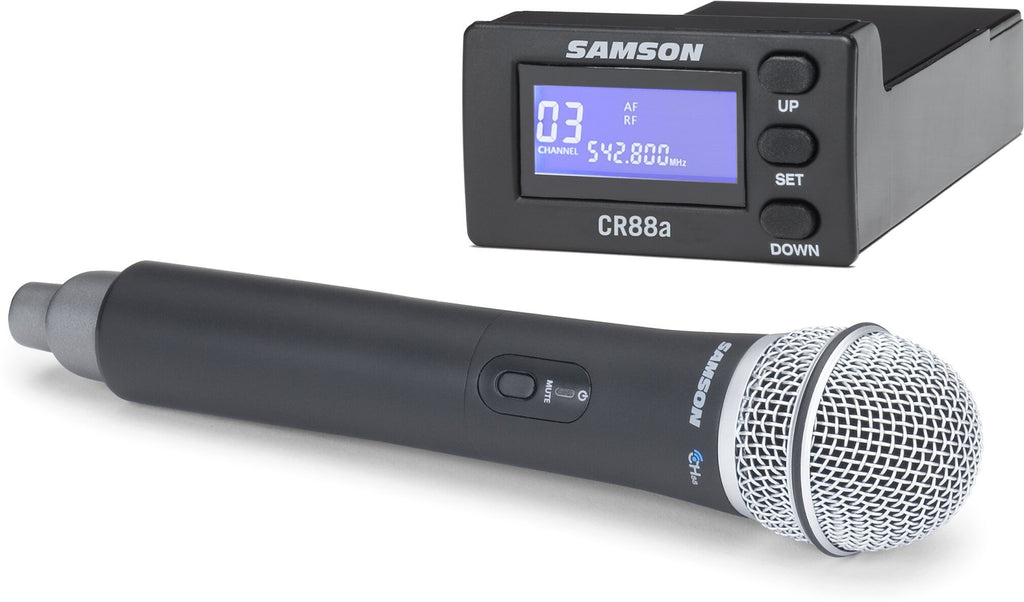 Samson XP312w Rechargeable Portable PA System, Band D (542-566 MHz)