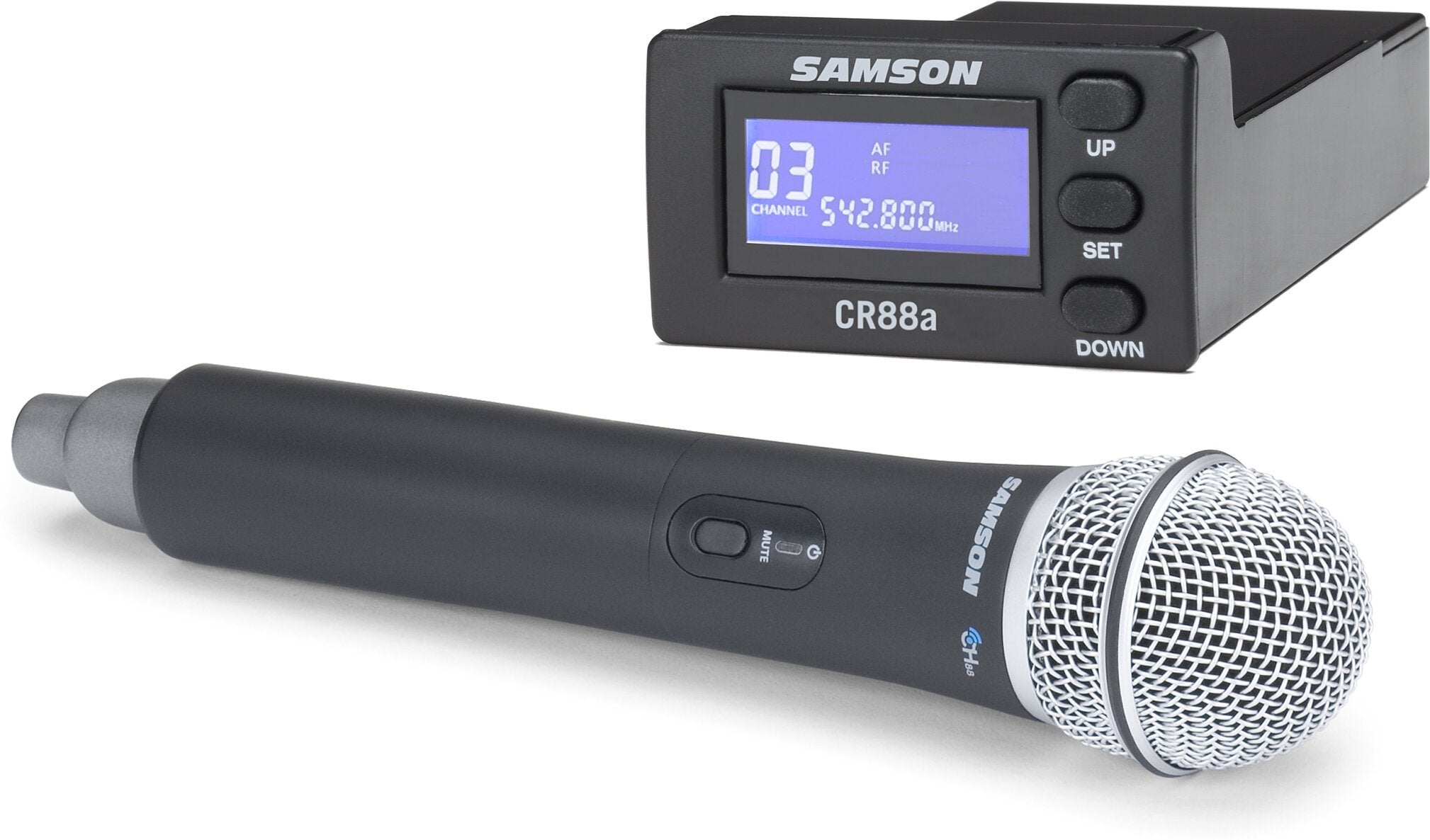 Samson XP312w Rechargeable Portable PA System, Band D (542-566 MHz)