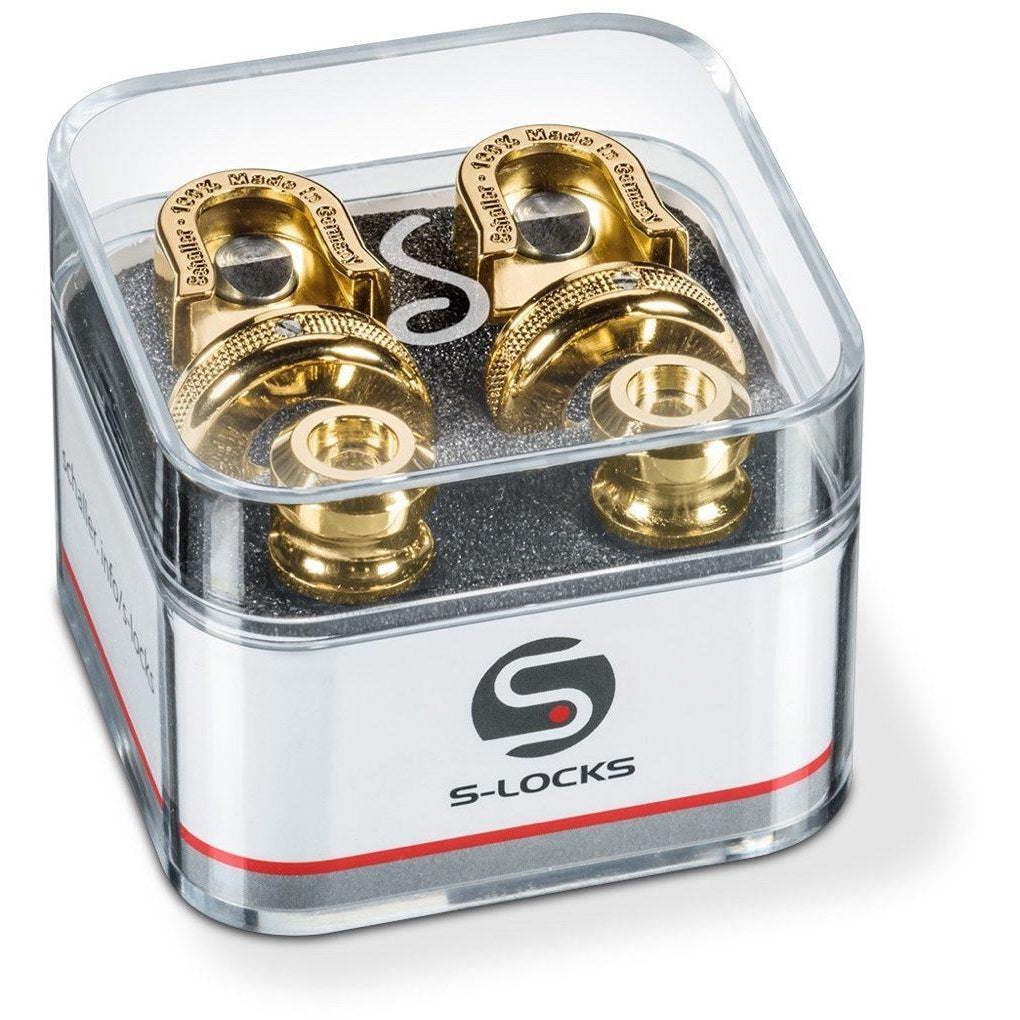 Schaller S-Lock Strap Locks, Gold
