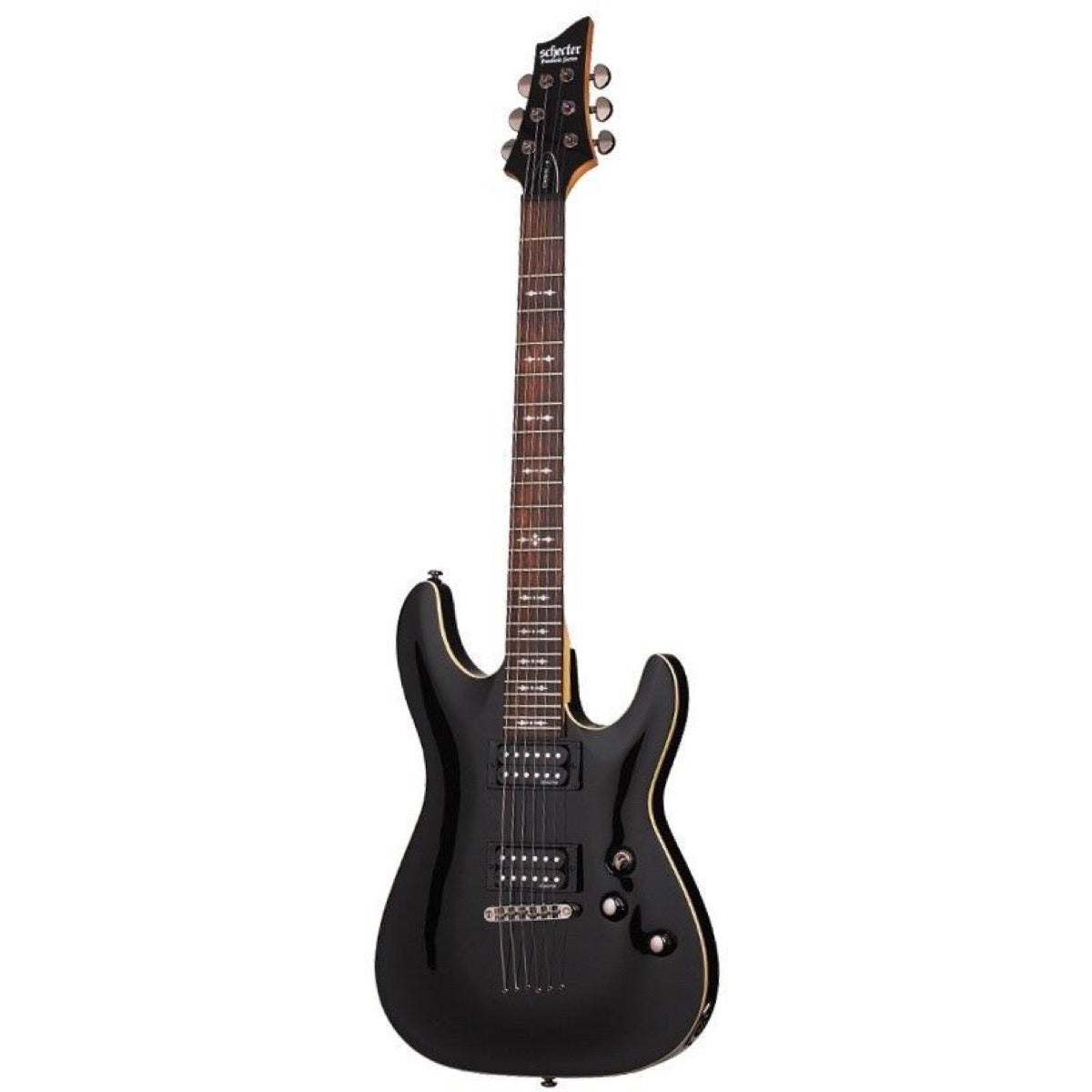 Schecter 2012 Omen 6 6-String Electric Guitar, Black