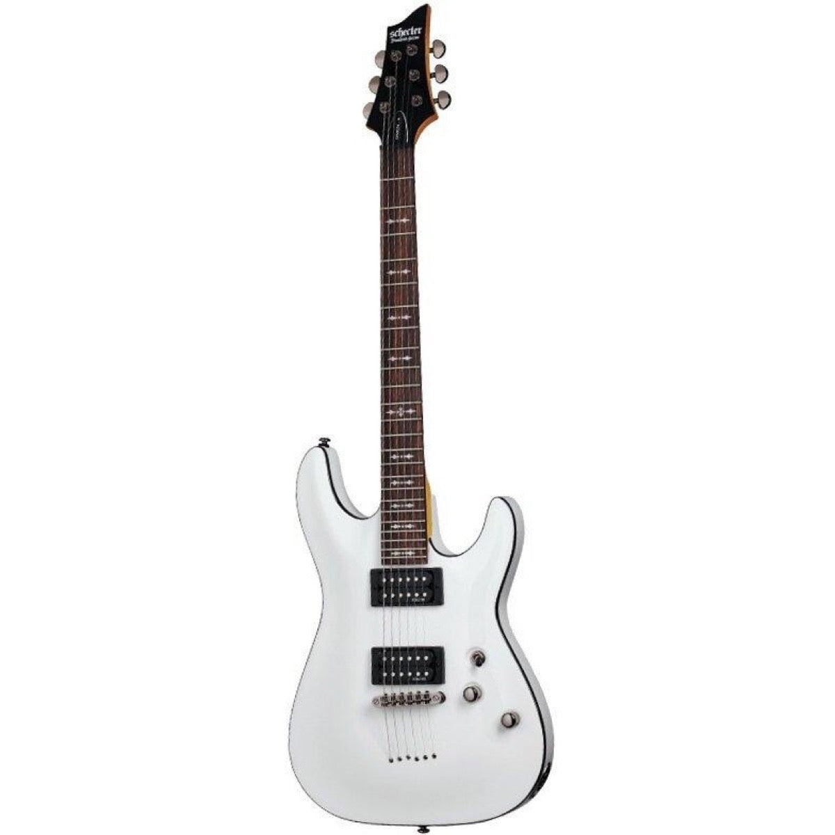 Schecter 2012 Omen 6 6-String Electric Guitar, Vintage White