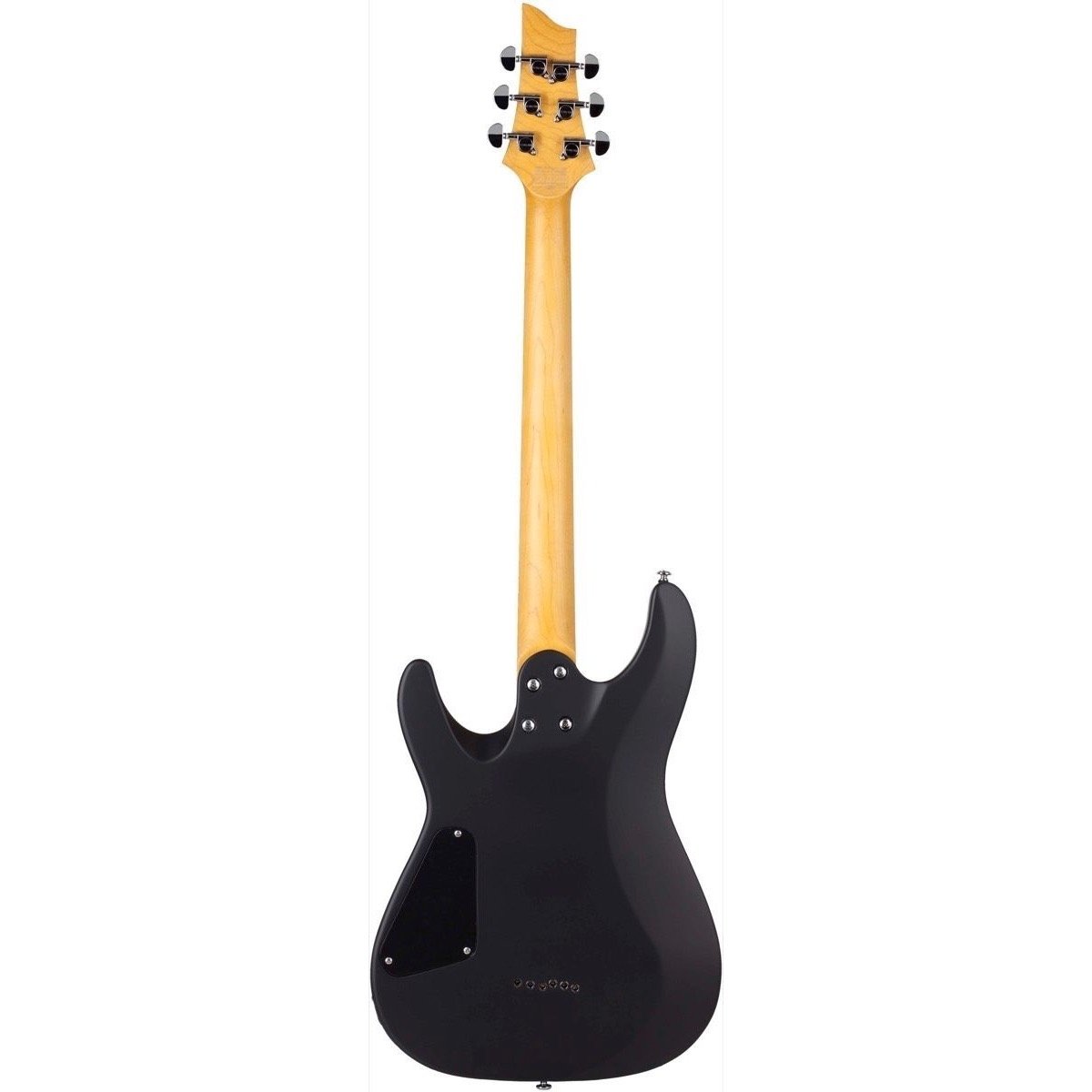 Schecter C-6 Deluxe Electric Guitar, Satin Black