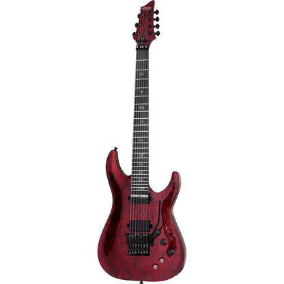 Schecter C-7 FR-S Apocalypse Electric Guitar, 7-String, Red Reign