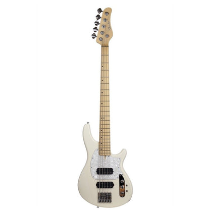Schecter CV5 Bass Guitar, 5-String, Ivory